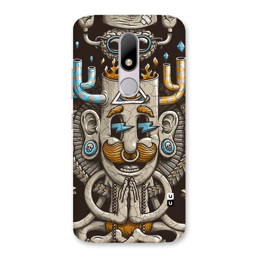 Sculpture Design Back Case for Moto M