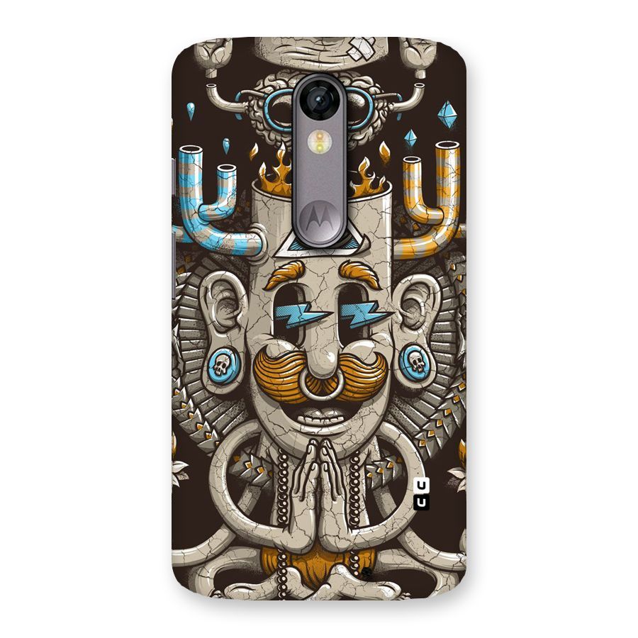 Sculpture Design Back Case for Moto X Force
