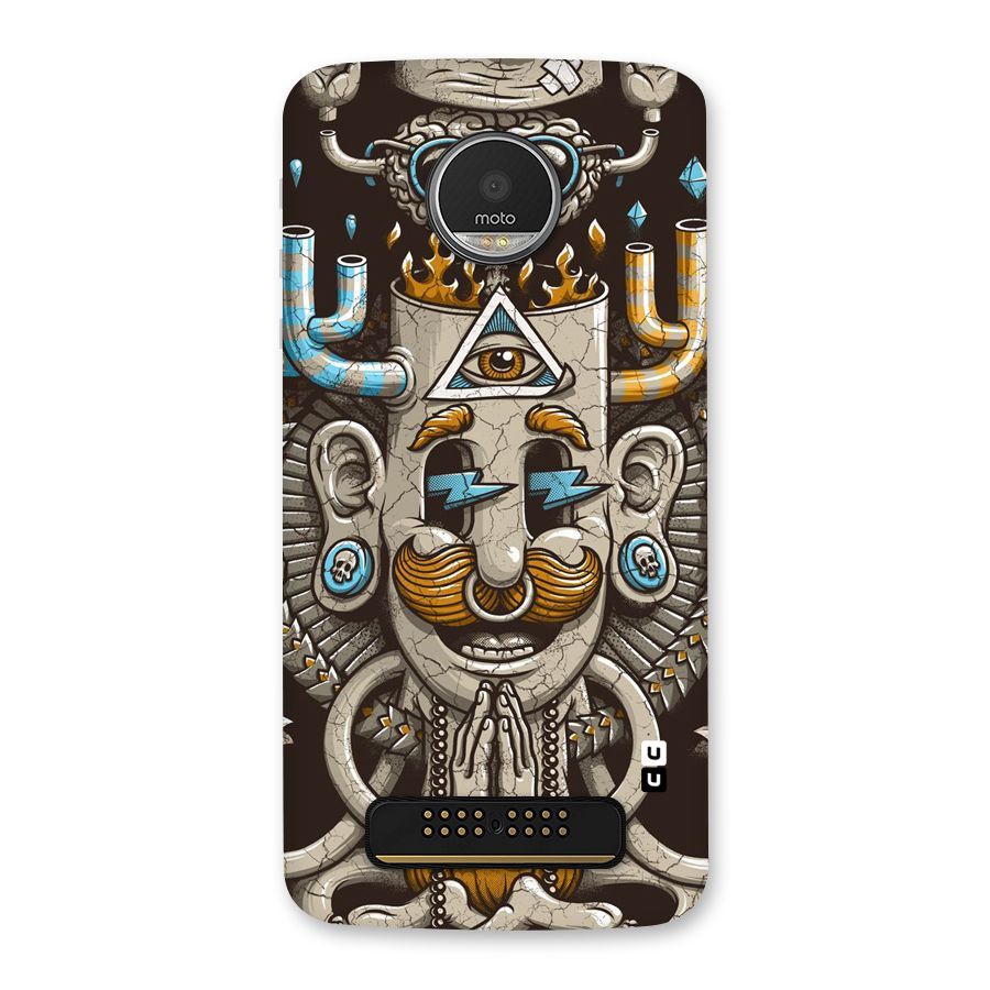 Sculpture Design Back Case for Moto Z Play