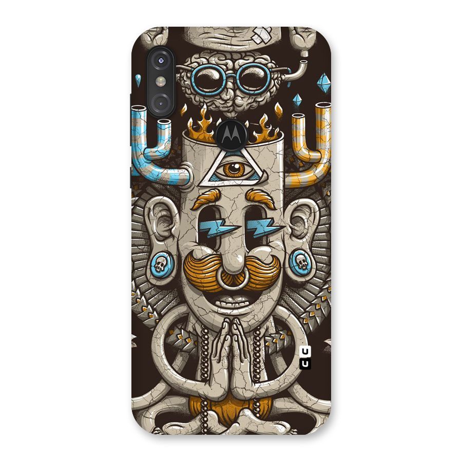 Sculpture Design Back Case for Motorola One Power