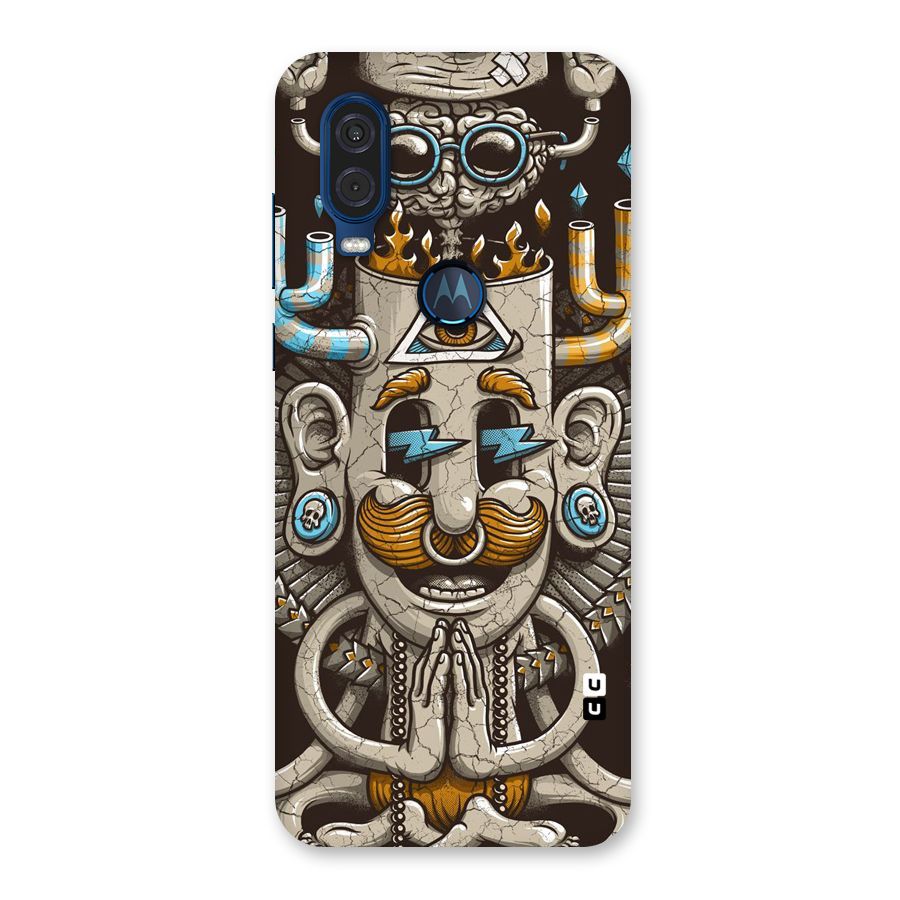 Sculpture Design Back Case for Motorola One Vision