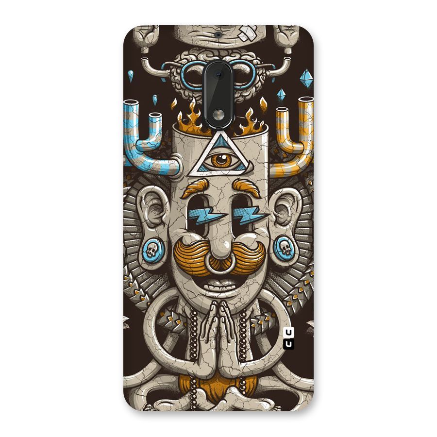 Sculpture Design Back Case for Nokia 6