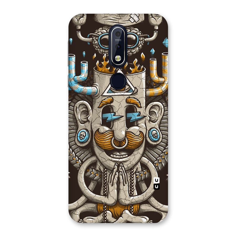 Sculpture Design Back Case for Nokia 7.1