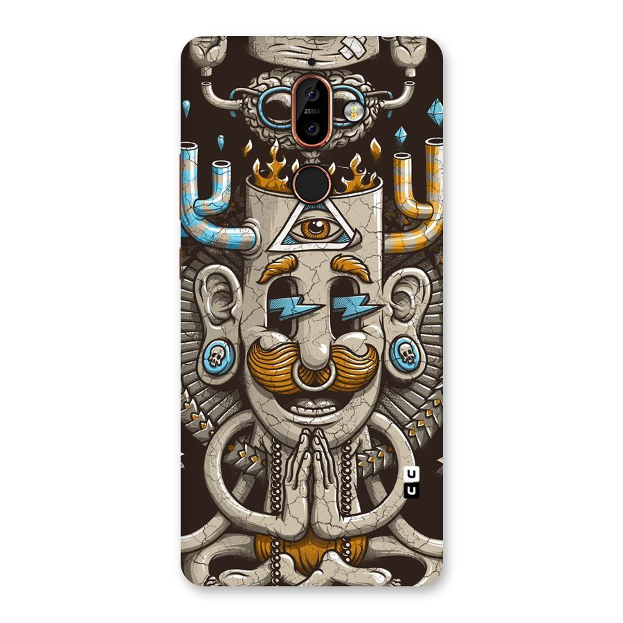 Sculpture Design Back Case for Nokia 7 Plus