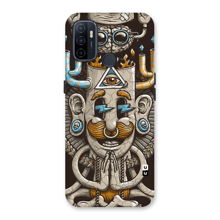 Sculpture Design Back Case for Oppo A32