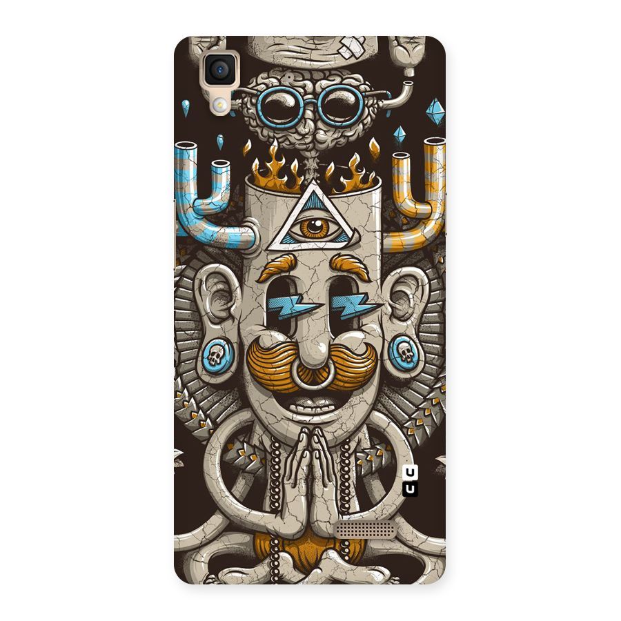 Sculpture Design Back Case for Oppo R7