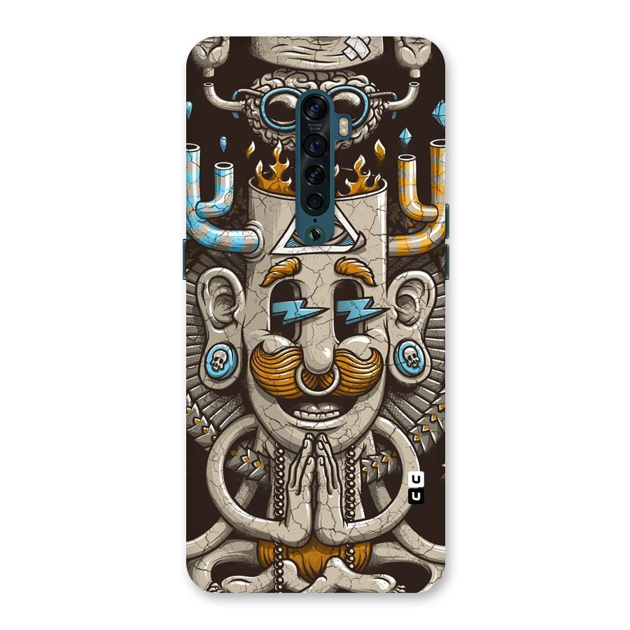 Sculpture Design Back Case for Oppo Reno2