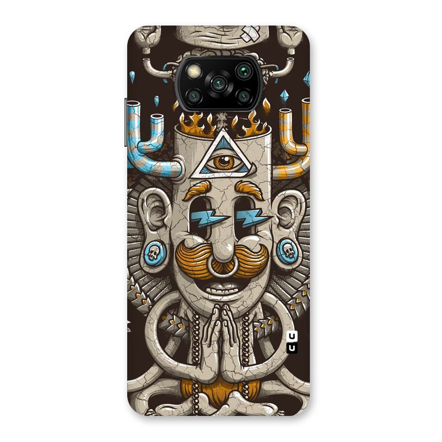 Sculpture Design Back Case for Poco X3