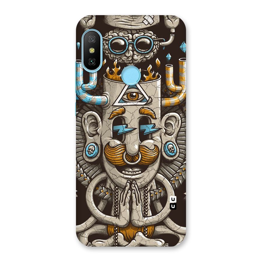 Sculpture Design Back Case for Redmi 6 Pro