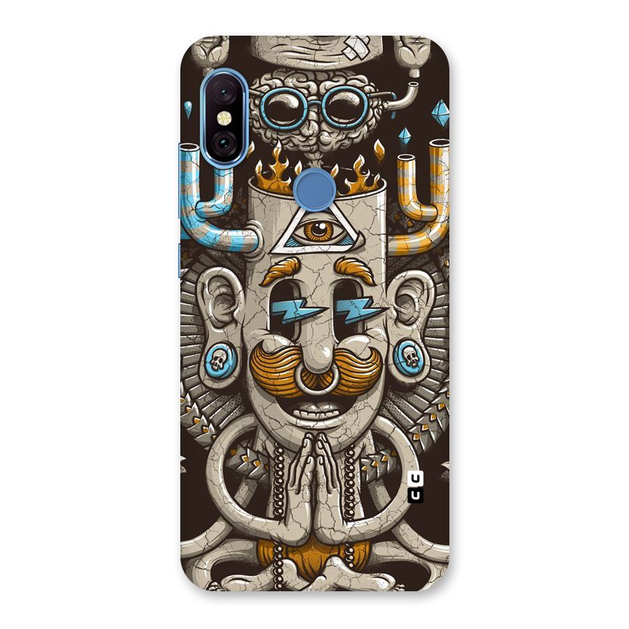Sculpture Design Back Case for Redmi Note 6 Pro