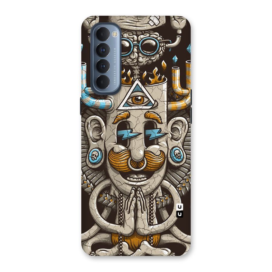 Sculpture Design Back Case for Reno4 Pro