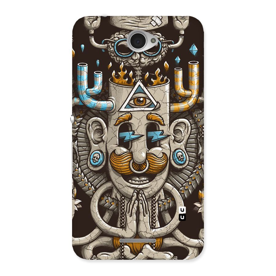 Sculpture Design Back Case for Sony Xperia E4