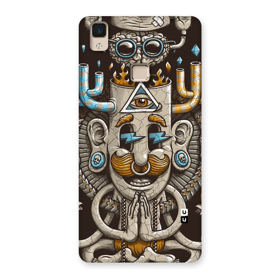 Sculpture Design Back Case for V3 Max