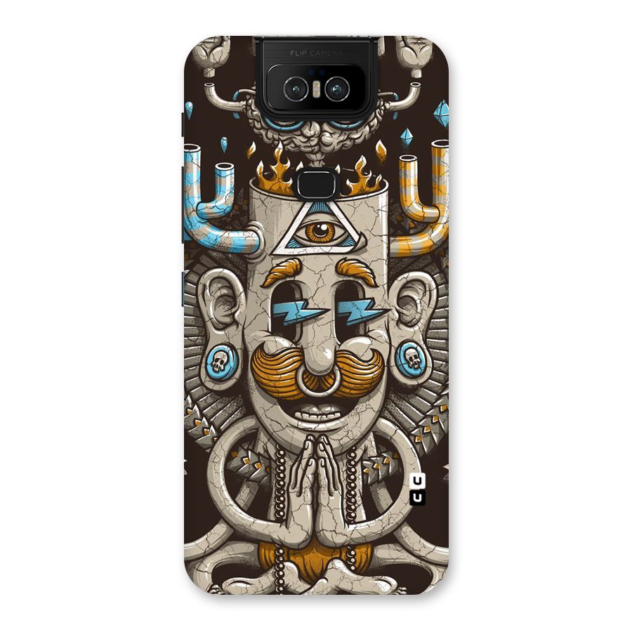 Sculpture Design Back Case for Zenfone 6z