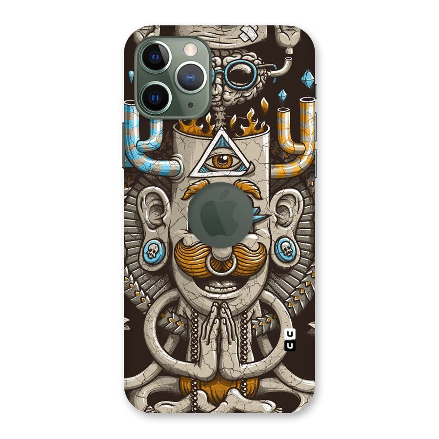 Sculpture Design Back Case for iPhone 11 Pro Logo  Cut