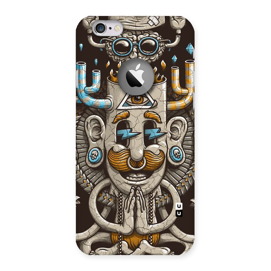 Sculpture Design Back Case for iPhone 6 Logo Cut