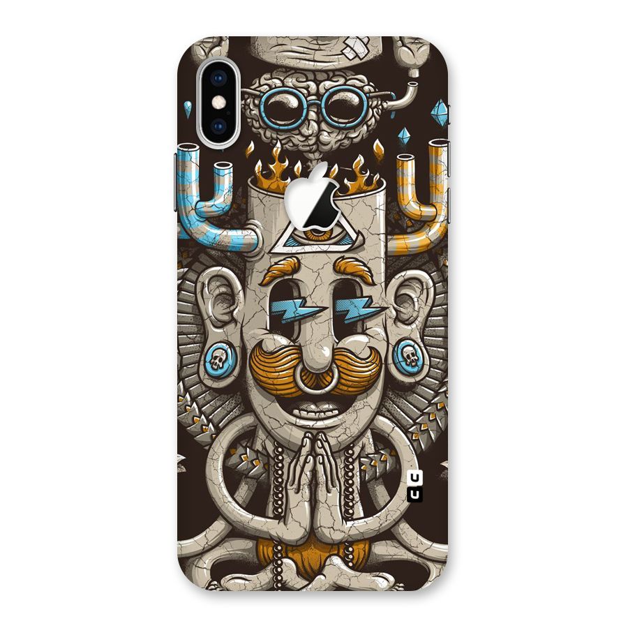 Sculpture Design Back Case for iPhone XS Max Apple Cut
