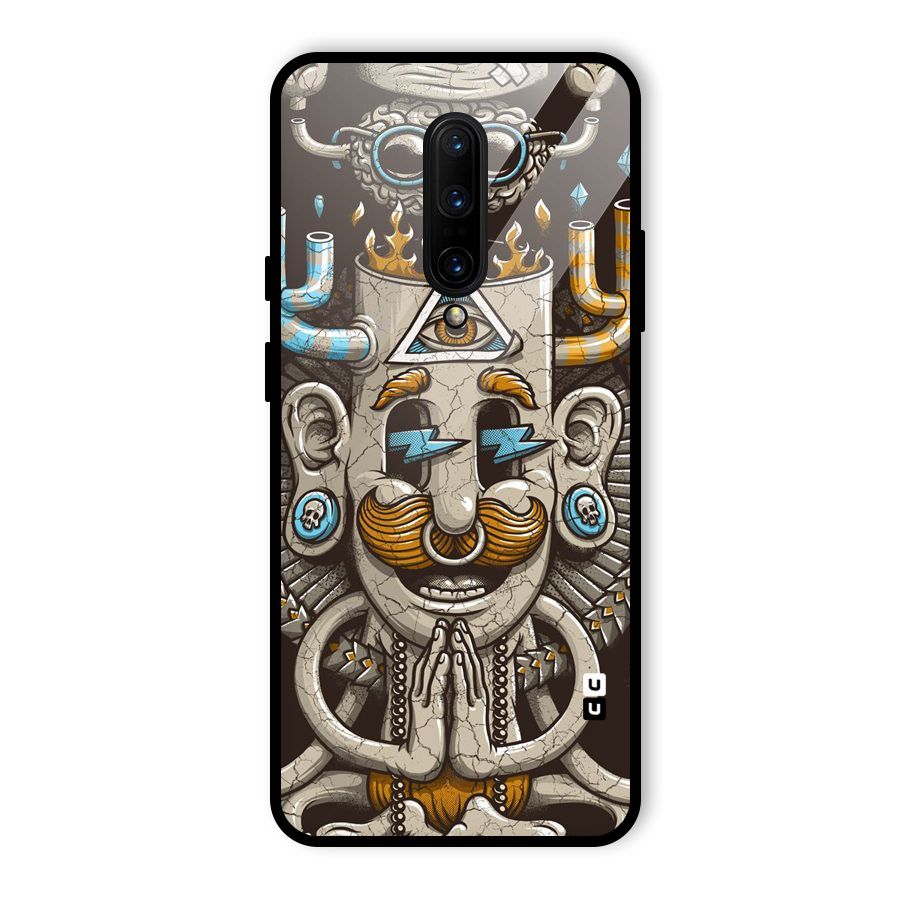 Sculpture Design Glass Back Case for OnePlus 7 Pro