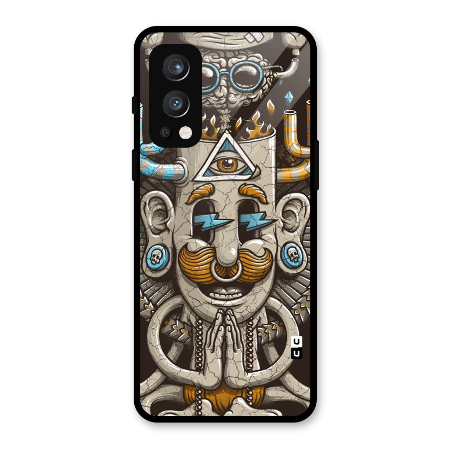 Sculpture Design Glass Back Case for OnePlus Nord 2 5G