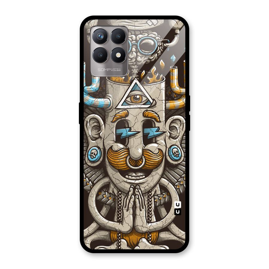 Sculpture Design Glass Back Case for Realme Narzo 50