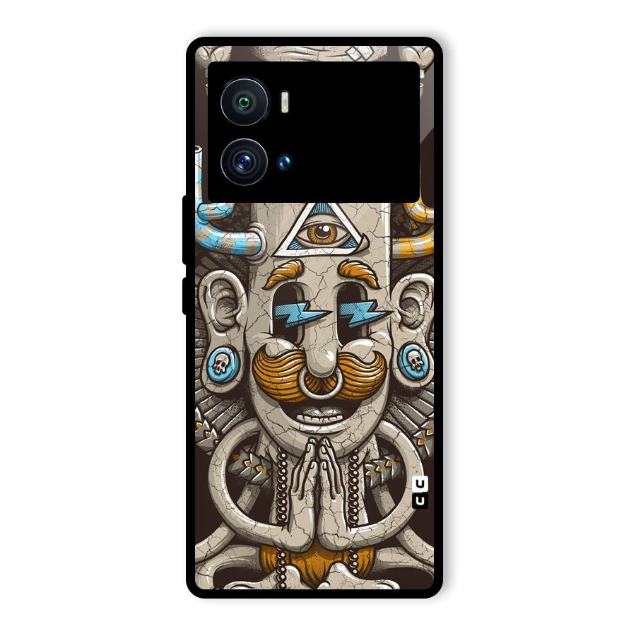 Sculpture Design Glass Back Case for Vivo iQOO 9 Pro