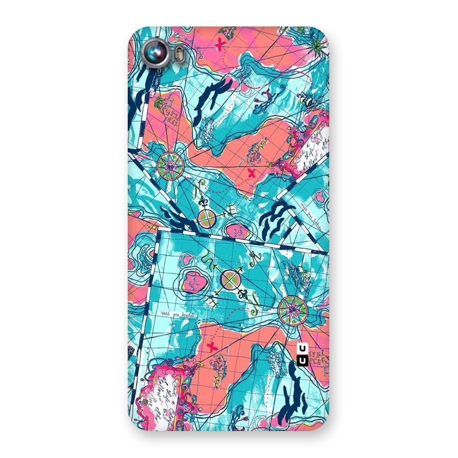 Sea Adventure Back Case for Micromax Canvas Fire 4 A107