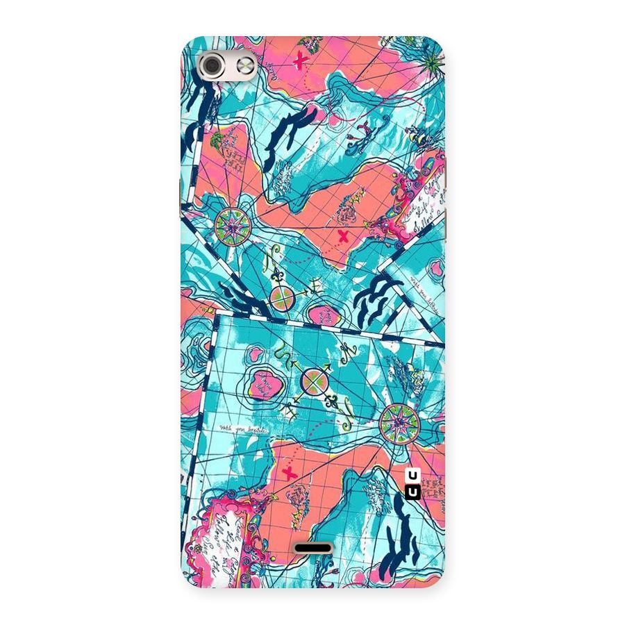 Sea Adventure Back Case for Micromax Canvas Silver 5