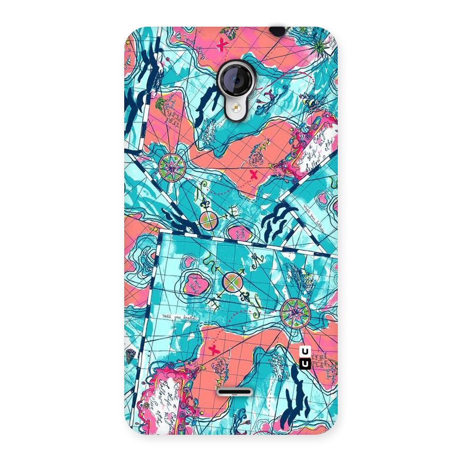 Sea Adventure Back Case for Micromax Unite 2 A106