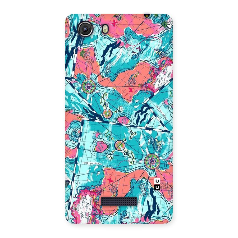 Sea Adventure Back Case for Micromax Unite 3
