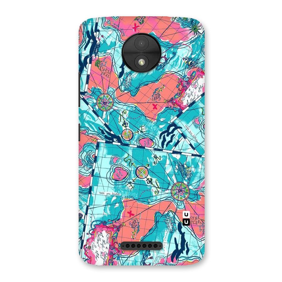 Sea Adventure Back Case for Moto C