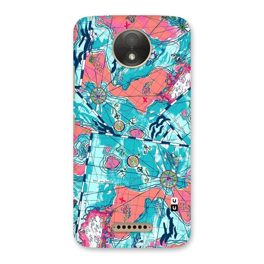 Sea Adventure Back Case for Moto C Plus