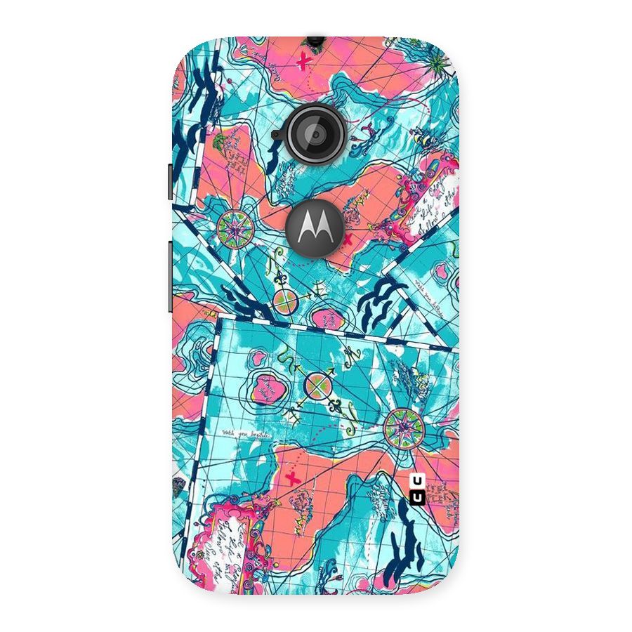 Sea Adventure Back Case for Moto E 2nd Gen