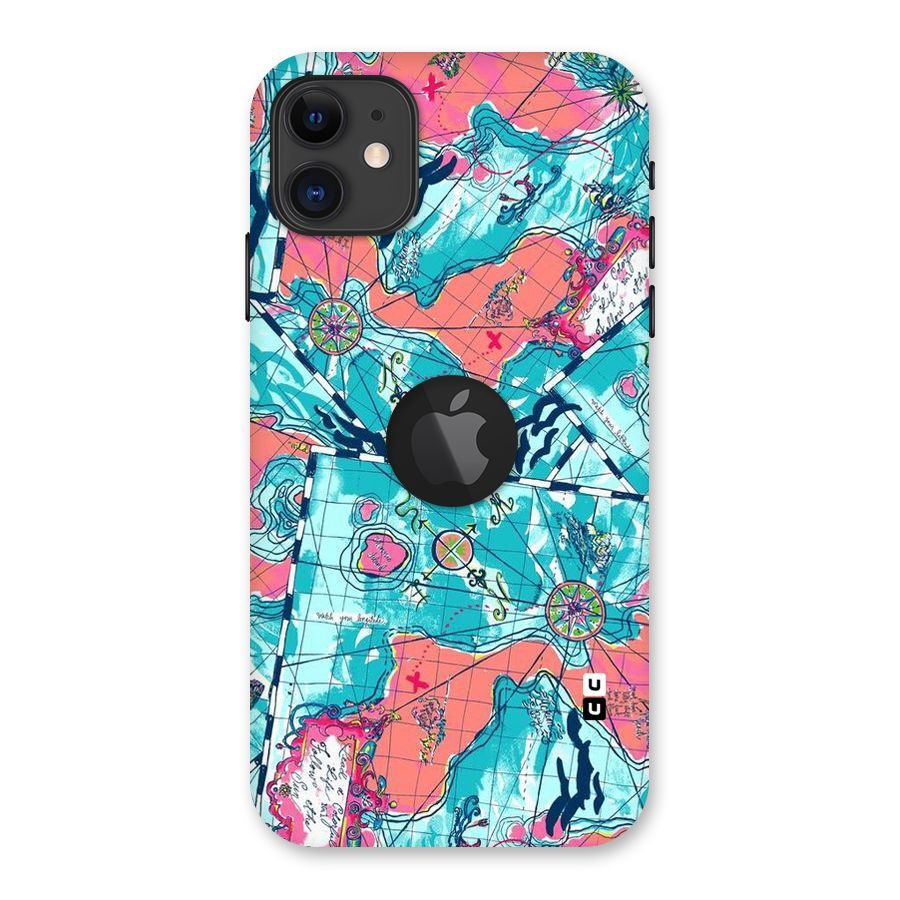 Sea Adventure Back Case for iPhone 11 Logo Cut