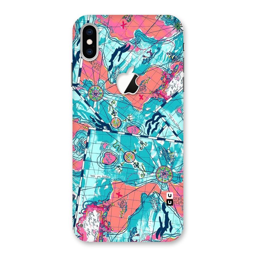 Sea Adventure Back Case for iPhone XS Max Apple Cut