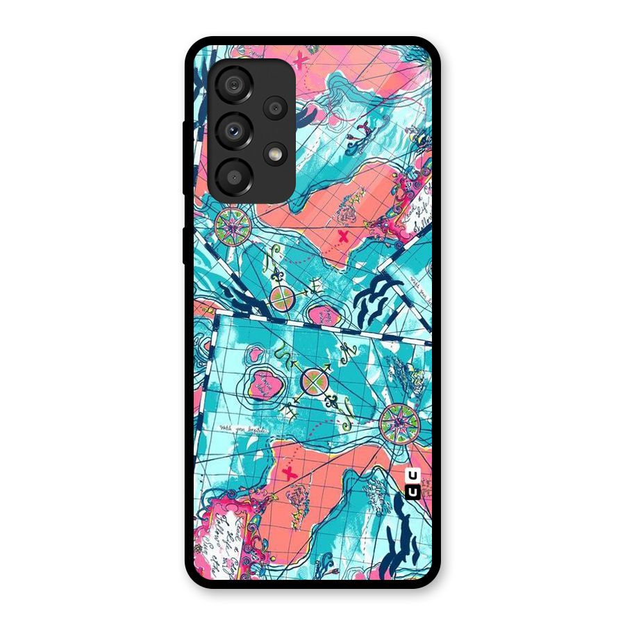 Sea Adventure Glass Back Case for Galaxy A33 5G
