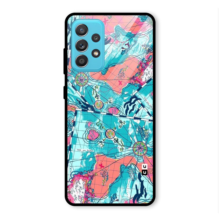 Sea Adventure Glass Back Case for Galaxy A52