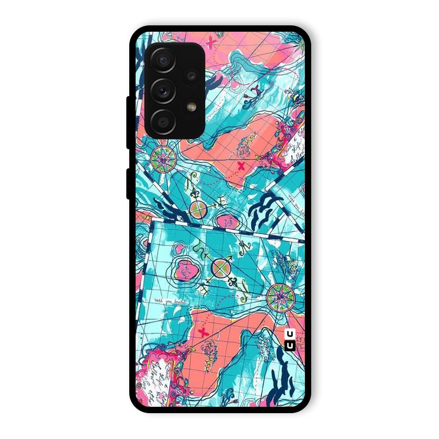 Sea Adventure Glass Back Case for Galaxy A53 5G