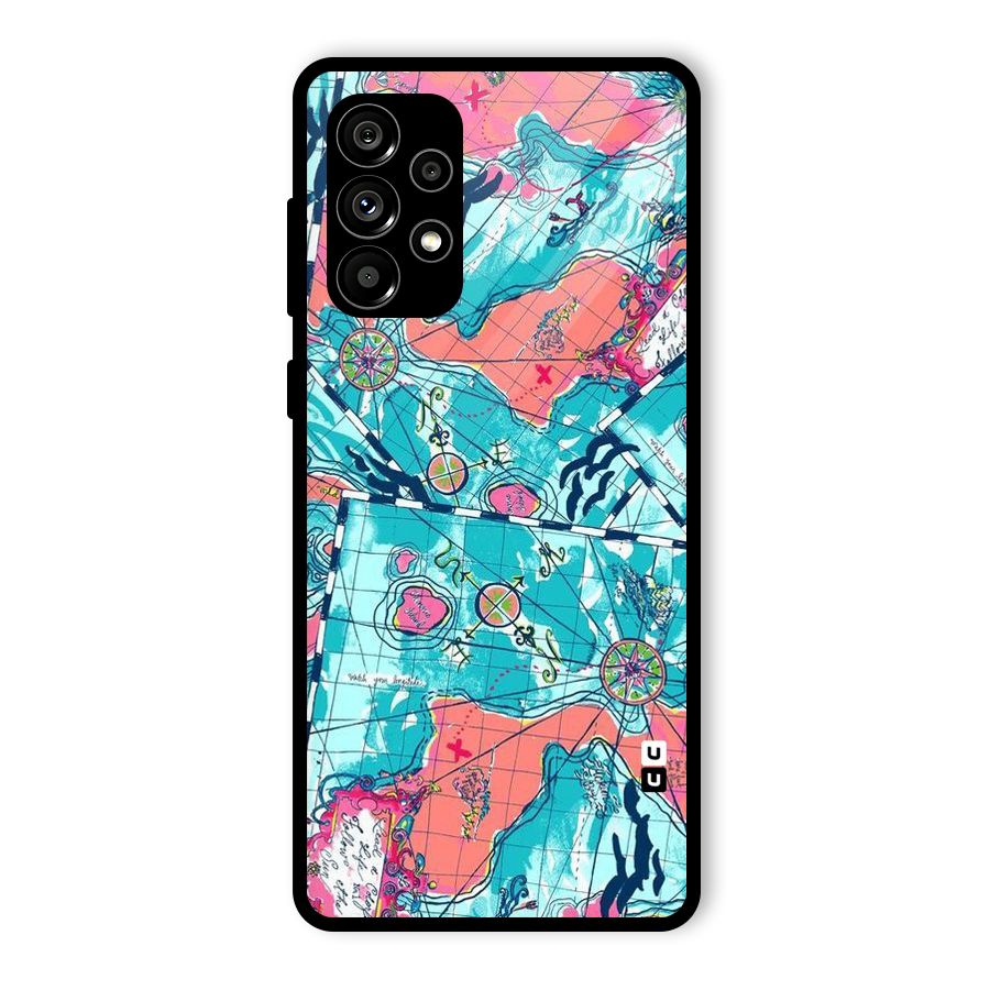 Sea Adventure Glass Back Case for Galaxy A73 5G