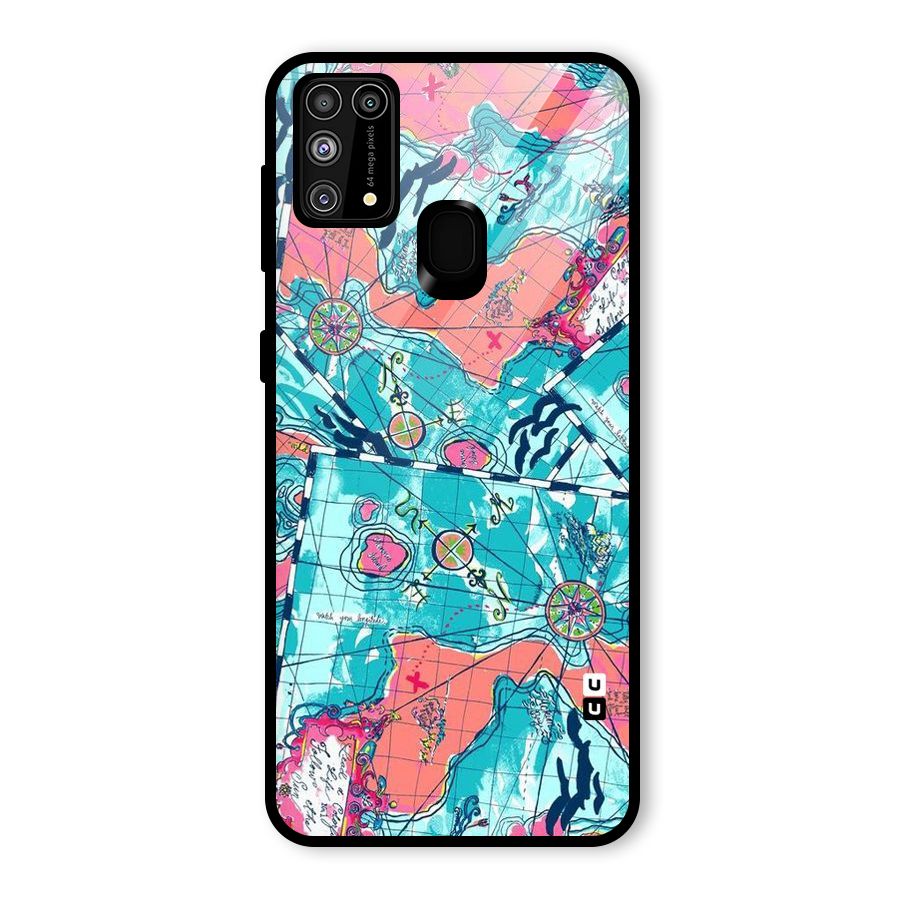 Sea Adventure Glass Back Case for Galaxy F41