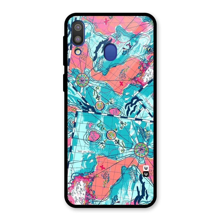 Sea Adventure Glass Back Case for Galaxy M20