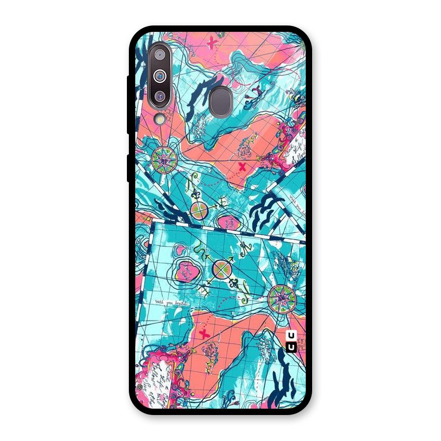 Sea Adventure Glass Back Case for Galaxy M30