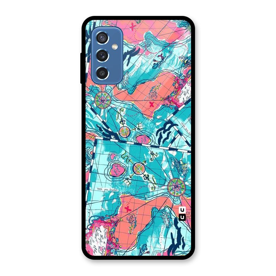 Sea Adventure Glass Back Case for Galaxy M52 5G