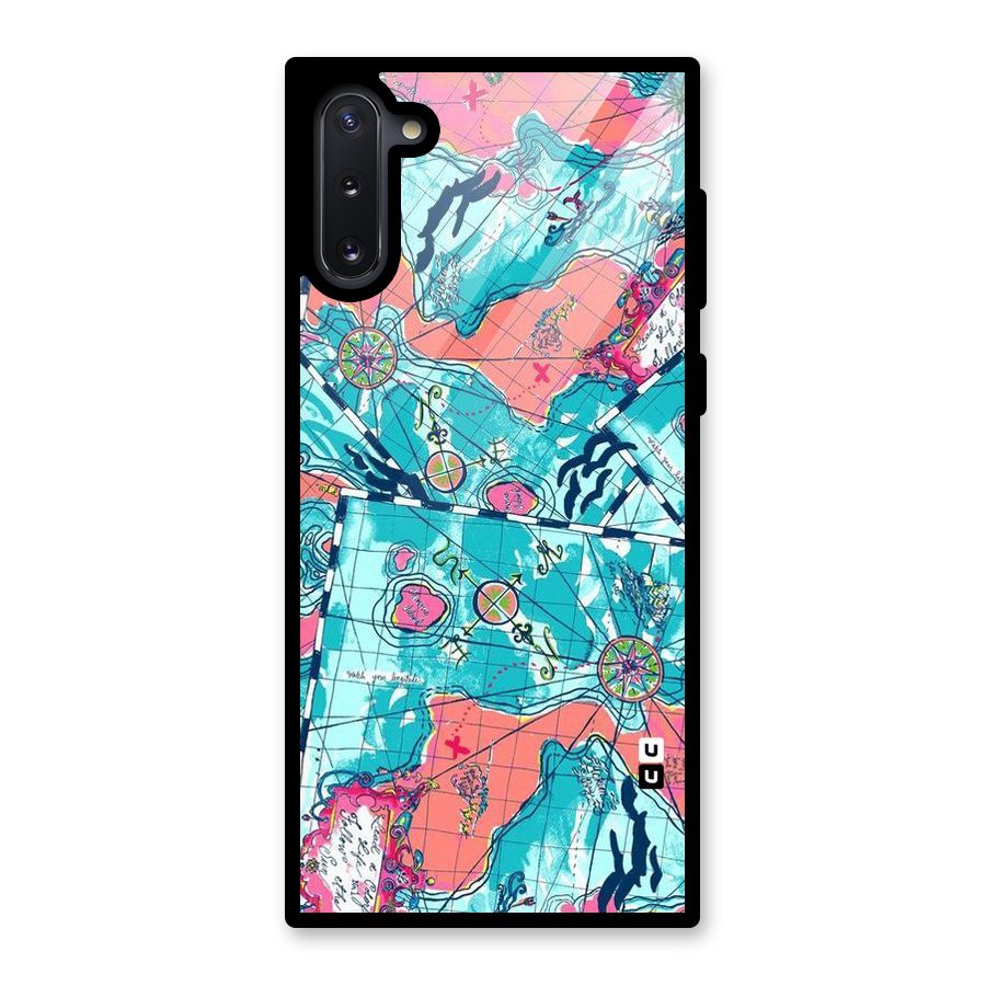 Sea Adventure Glass Back Case for Galaxy Note 10