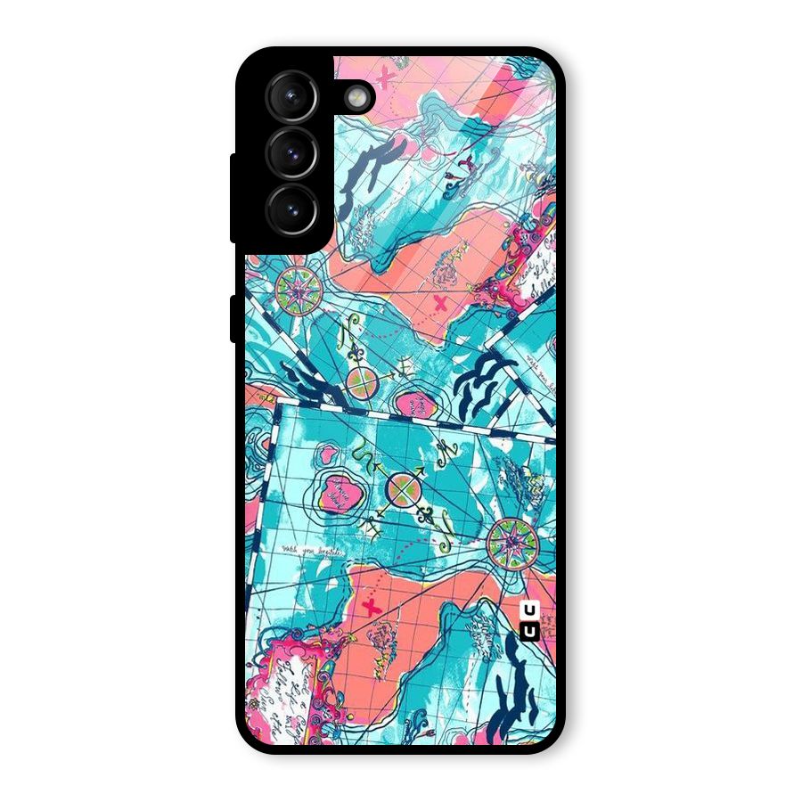 Sea Adventure Glass Back Case for Galaxy S21 Plus
