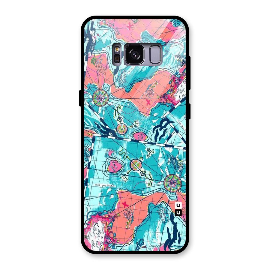 Sea Adventure Glass Back Case for Galaxy S8