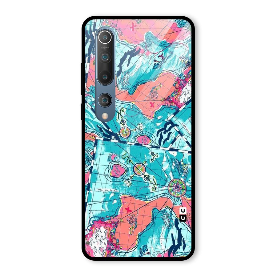Sea Adventure Glass Back Case for Mi 10