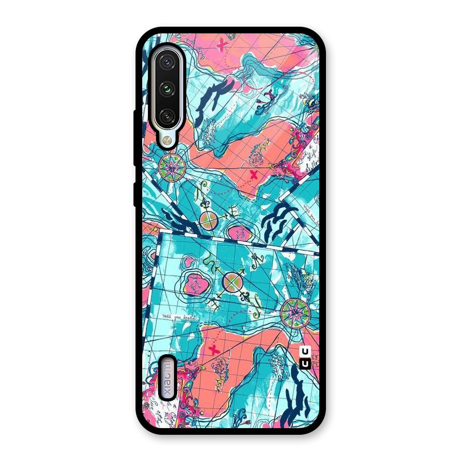 Sea Adventure Glass Back Case for Mi A3
