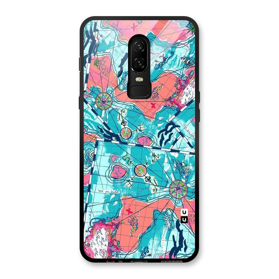 Sea Adventure Glass Back Case for OnePlus 6