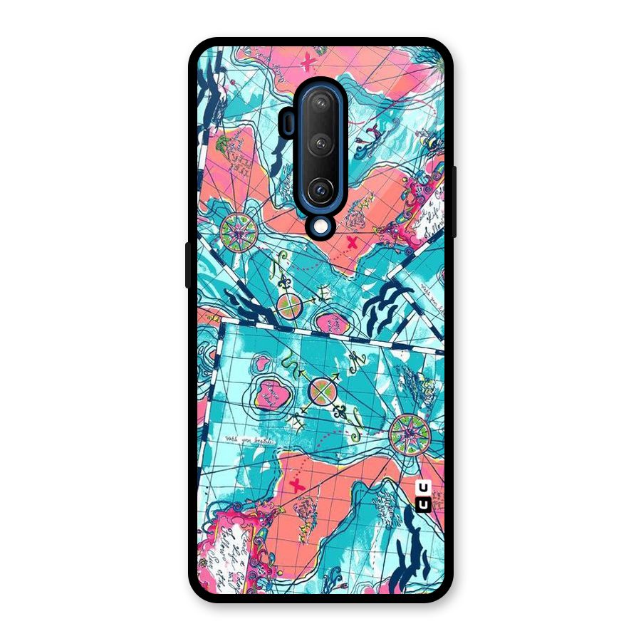 Sea Adventure Glass Back Case for OnePlus 7T Pro