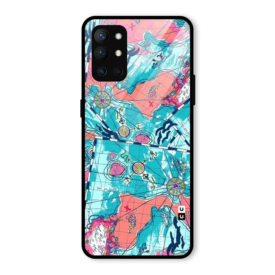 Sea Adventure Glass Back Case for OnePlus 9R